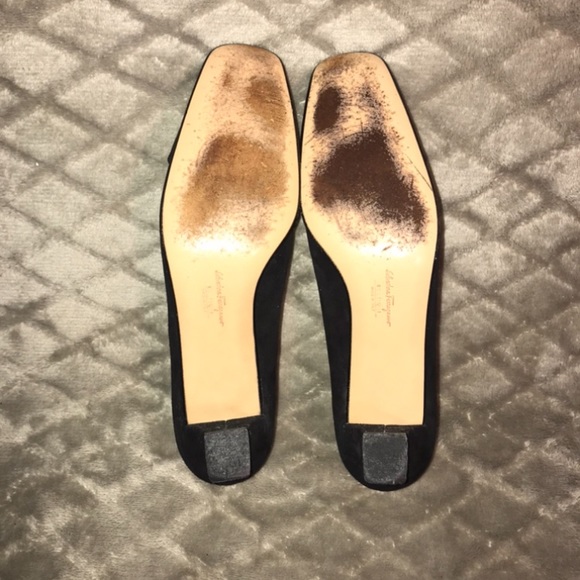 Salvatore Ferragamo Black purple with buckle - Picture 7 of 7